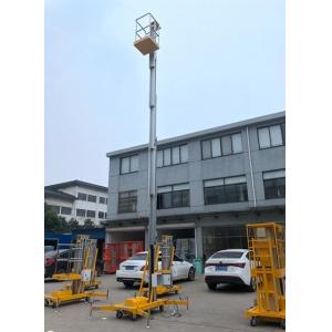 8m Single Mast Aerial Work Platform Aluminum Frame Hydraulic Lift Table