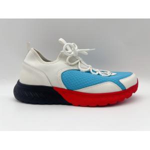 Red Blue Womens Leisure Shoes Soft Nappa Pu With One Unit Rubber Outsole