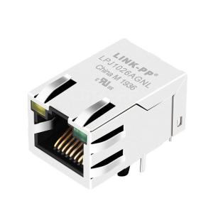 China Belfuse 0817-1A1T-11-F Compatible LINK-PP LPJ1026AGNL 10/100 Base-T Single Port RJ45 with Integrated Transformer Ethernet Connector Tab Up Yellow/Green Led on sale China Belfuse 0817-1A1T-11-F Compatible LINK-PP LPJ1026AGNL 10/100 Base-T Single Port RJ45 with Integrated Transformer Ethernet Connector Tab Up Yellow/Green Led on sale