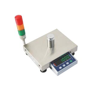 15kg LED Display Industrial Weighing Scale with Three Color Alarm and Platform