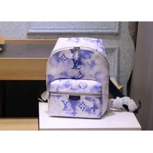 Watercolor Blue Canvas Backpack