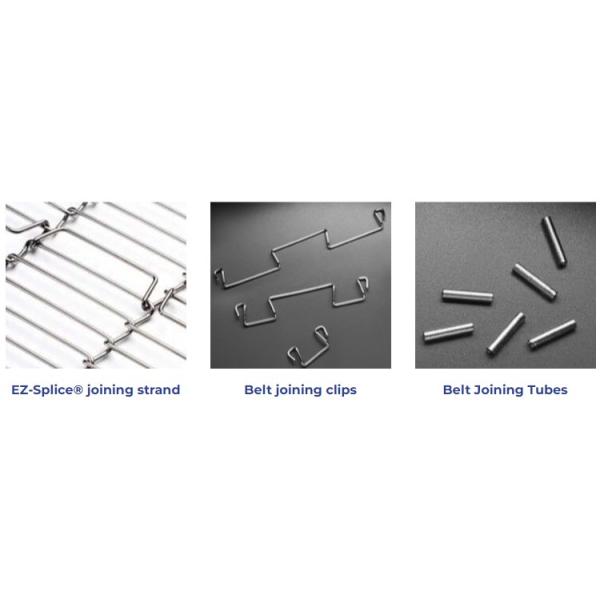 304 Stainless Steel Ladder Wire Mesh Chocolate Enrober Conveyor Belt High Working Temperature