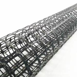 30kn PP Plastic Biaxial Geogrid for Road Construction Length 50-100m Raw