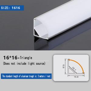 2- Square and Triangular Aluminum Alloy Lamp Trough with LED Light Flexible Tube