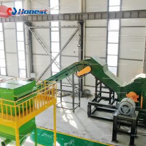 Air Conditioner Case Recycling Equipment Steel Scrap Crusher with Magnetic