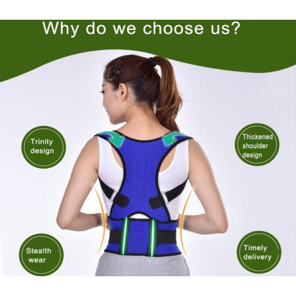 Daily Life Waist Back Support Belt Fully Adjustable For Adults / Humpback