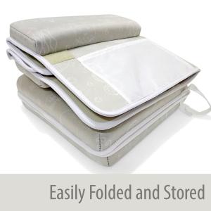 Mildewproof Bath Kneeler And Elbow Rest , Thick Kneeling Mat For Baby Bath