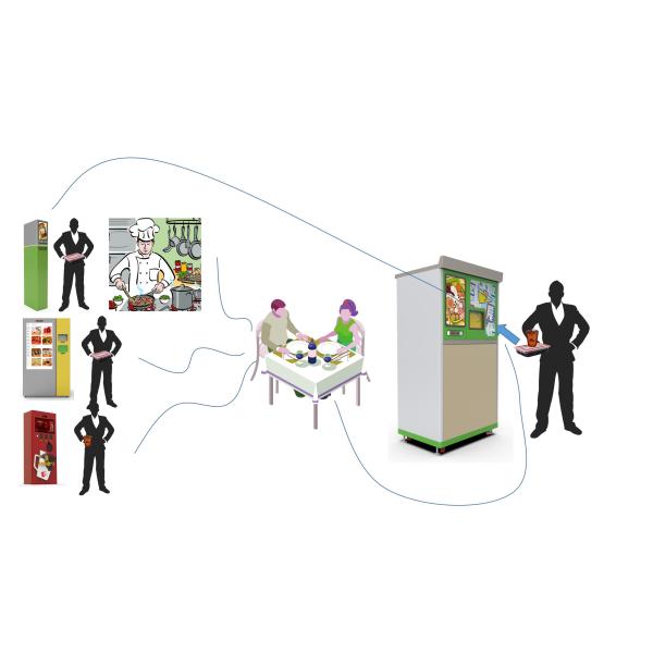 bagged instant coffee dispenser