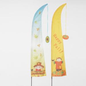 China Fall Harvest Garden Flag Scarecrow on sale