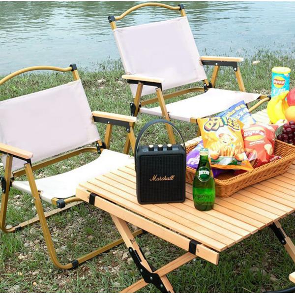 Quality Custom Lightweight Beech Armrest Portable Metal Folding Outdoor Camping Fishing Chair wholesale