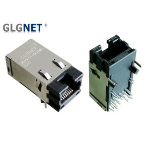 Cheap UPOE Plus DIP Latch Up Rj45 Connector With Magnetics 1000 Base T Magnetic for sale