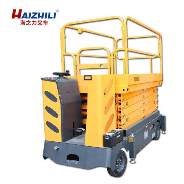 Quality Industrial Mobile Scissor Lift Platform 500kg 9m Self Propelled Scissor Lift wholesale