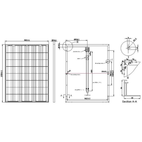 Eco - Friendly 180W Monocrystalline And Polycrystalline Solar Panels