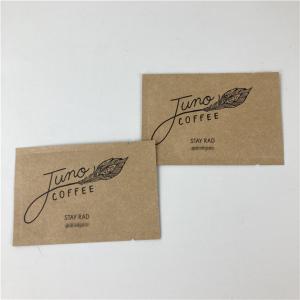 Three Side Sealed Mylar Kraft Paper Bag Custom Printing Biodegradable Paper