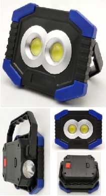 Quality Cordless Handheld LED Work Light With Battery 2 In 1 Super Bright With Foldable Handle 13.6x4.3x10.1cm wholesale
