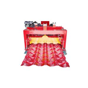 Roofing Step Tile Roll Forming Machine Size 6.5*1.5*1.5m Productivity 1-4 M/Min