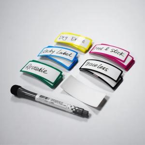 Colorful Frame Magnetic Name Tag Label Reusable Name Stickers For Locker