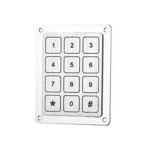 Cheap higher quality piezo keypad with 12 keys for sale