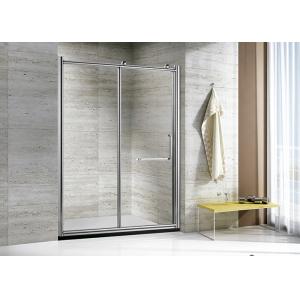 Sliding Door Bathroom Shower Enclosure , Rectangular Frameless Shower Room