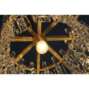 LED Modern Marignan Rectangular Chandelier 152cm Crystal Chandelier In Round