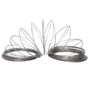 Chinese Factory Single Razor Wire Galvanized Concertina Razor Barbed Wire And