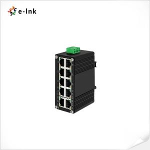 Mini Industrial Ethernet Switch 12~48V DC redundant power with reverse polarity