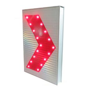 Cheap 65mm Monocrystalline Solar Panel Solar Chevron Sign For Safety for sale