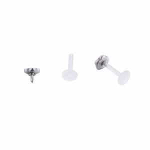 Hot Sale New Arrival Piercing Lip Ring Stainless Steel Internally 16g Labret Lip