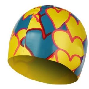 High Elasticity Waterproof Swim Cap Non Corrosive For Adults