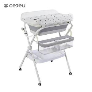 CJ-QC6605-1 Three-In-One All-In-One Care Table for Newborn Babysitting Bathing Washing for Mobile Diapering-Baby Bath Products Wholesale