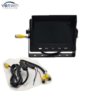 Mini 5 Inch Car TFT Monitor 2 Ways AHD 1080P 720P CVBS Mixed Video Inputs with U