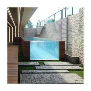 China High Light Transmission Swimming Pool Glass Panels for Custom Outdoor In-Ground Safety on sale
