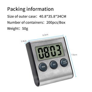 DTH-23 Digital Count Up And Down Magnetic Timer Clock With Alarm Fast Setting