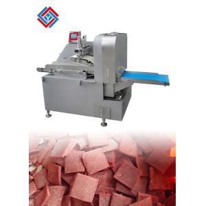 2-Dimension Frozen Beef Pork Meat Slicing Dicing Machine 800KG/H For Commercial