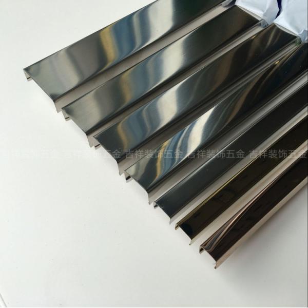Quality SS304 profiles mirror finish stainless steel U channel for Top glass railings wholesale