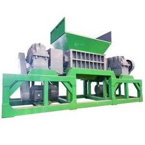 Cheap Multifunctional Double Shaft Shredding Machine for ALLOY Material Processed Metal Cans for sale