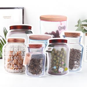 Mason Jar Pouches For CBD Seeds CBD Flower Gummies THC Indica Leaf Irregular