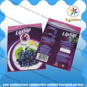 Drink Bottle Shrink Wrap Sleeves Custom Printing Heat Sensitive Waterproof