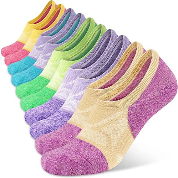 Quality Women's Ankle Compression Running Socks Custom Color Athletic Low Cut Cushioned Socks wholesale