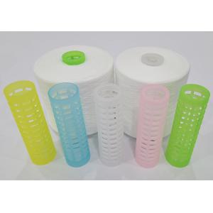 China Raw White Bright 40/2 Spun Polyester Yarn For Sewing Thread High Tenacity on sale