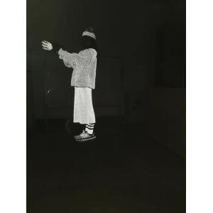 Gray Yarn With Reflective Thread Polyester for Sewing Knitting Weaving