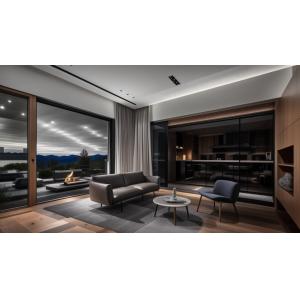 Customized Home Aluminum Windows Sliding Argon Filled Glass Windows