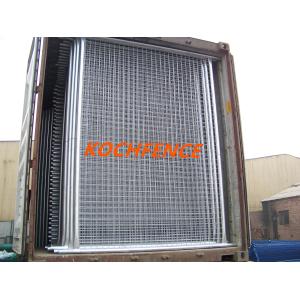 AS 4687 Standard Temp Fencing Panels With Concrete Filled Plastic Feet And
