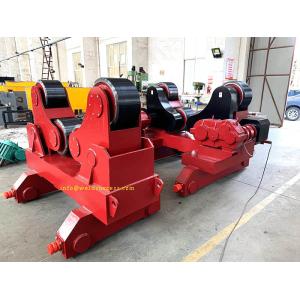 60T Self - Aligning Pipe Welding Rollers With Motorized Travel, Welding Rotator