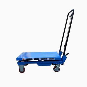 150kg Scissor Lift Table Manual Mobile Platform 32.68inx19.69in Max Height 56