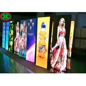 Cheap Waterproof Outdoor LED Poster Display P3.91 P4.81 Brightness 6000 Nits 65410 Dots/M2 for sale