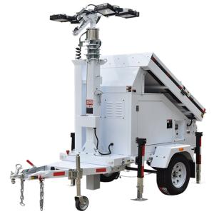 High Efficiency Mobile Lighting Tower Mining Solar Light Tower Portable Light