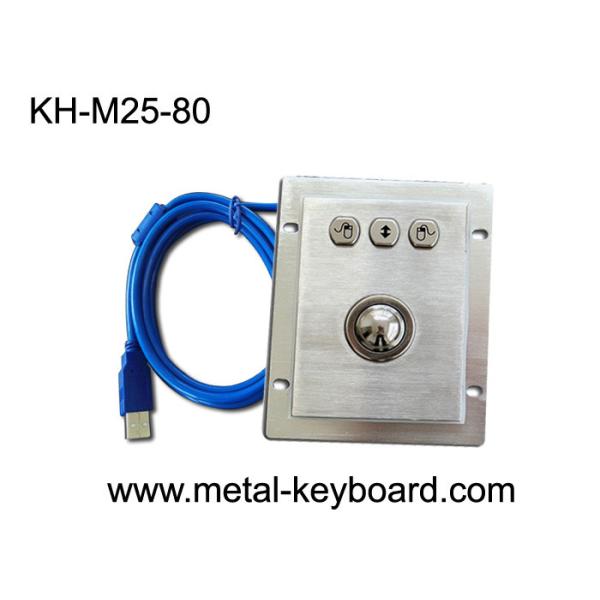 Quality IP65 Rate Industrial Computer Mouse Stainless Steel Material Trackball Durable wholesale
