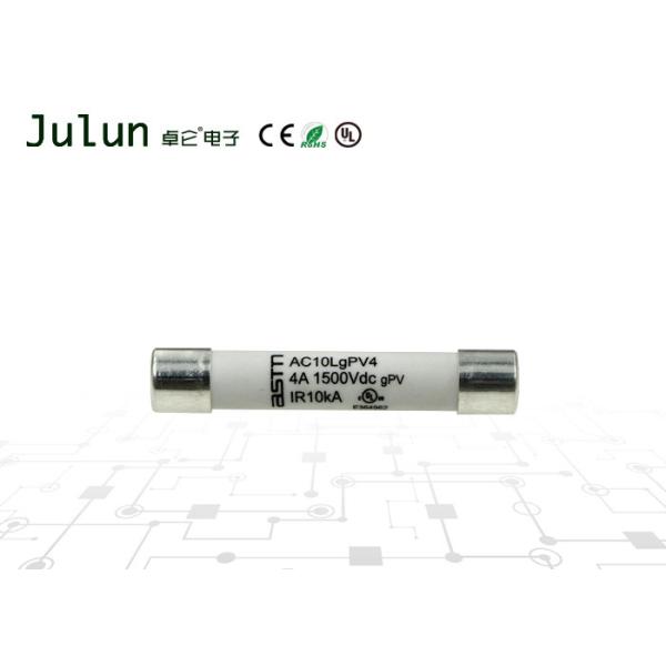 Quality 1500V 10x56mm High Voltage Fuse  4 Amp Ceramic Fuse 20ka For Digital Instrument wholesale