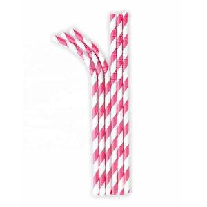 China Dye Free Decorative Paper Drinking Straws CE Certificated No Polluting on sale